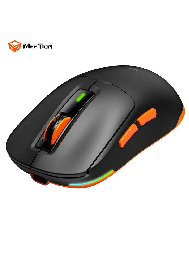Meetion Meetion GW24 8000DPI Gaming Mouse Ultra Lightweight 62g Bluetooth 3-Mode Rechargeable Wireless/Bluetooth/Wired Gaming Mouse (WHITE)  - Image 3
