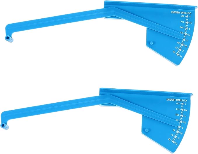 2 Pcs Digital Lawn Mower Leveling Gauge For Accurate Deck Alignment Durable Material - Image 1