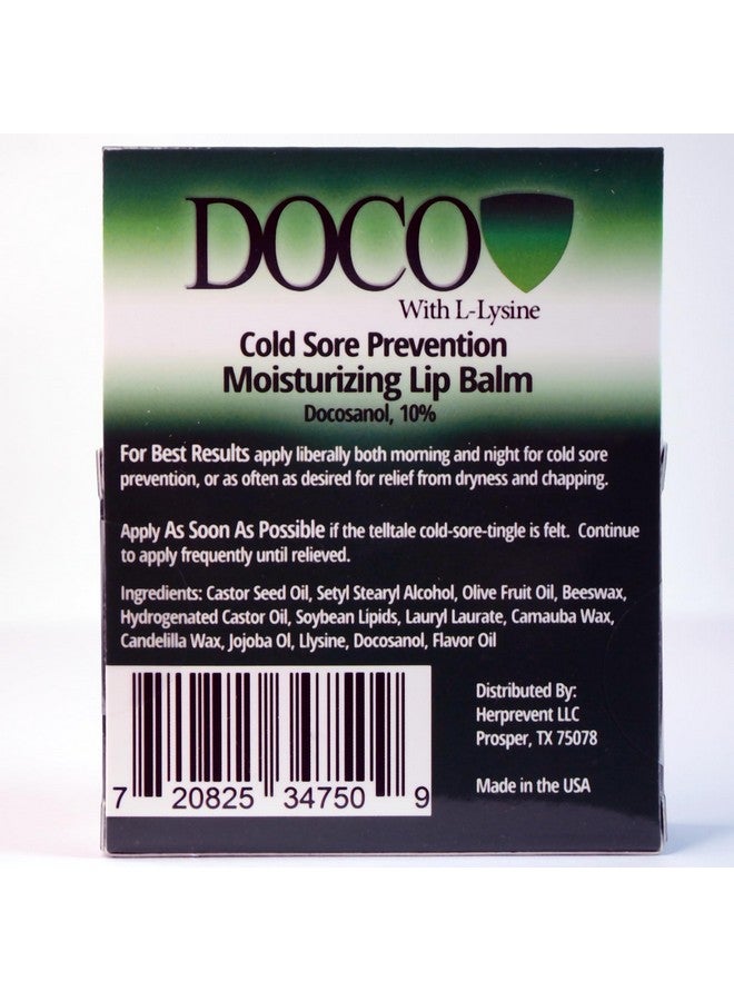 دوكو مرطب شفاه دوكوشيلد مع دوكوسانول ولايسين (عبوة من 3 قطع) - Image 4