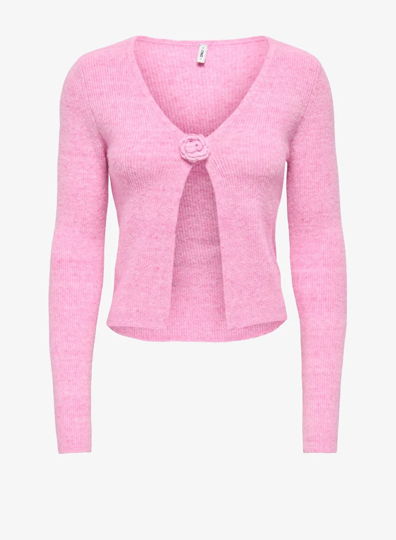 Casual Open Front Cardigan