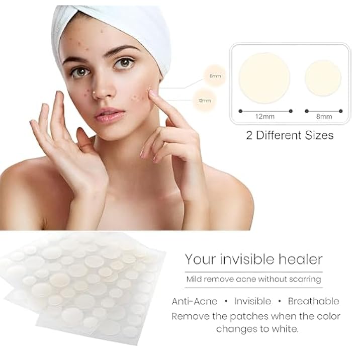 Acne Treatment Patch 💛😺️ We Apply to Pimples for 8 Hours to Dry Effectively ❤️ Quickly Absorb Bacteria in Pimples and Prevent Scars ❤️ Stay Put Even With Water Exposure.(24 Sticks) - Image 2