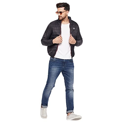 Duke Men Full Sleeve Nylon Standard Length Jacket_WSDZ834_Black_XXL - Image 4