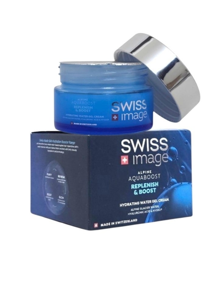 SWISS image كريم جل مائي مرطب معزز ومجدد أكوابوست 50 مل - Image 1