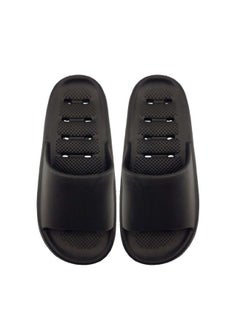 Miniso MINISO Lightweight Men's Bath Slippers (Black, 43-44) – Comfortable and Durable Footwear for Home 