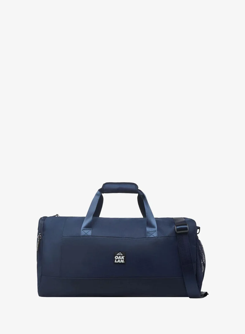 Oaklan by Shoexpress Solid Duffle Bag With Double Handles And Zip Closure