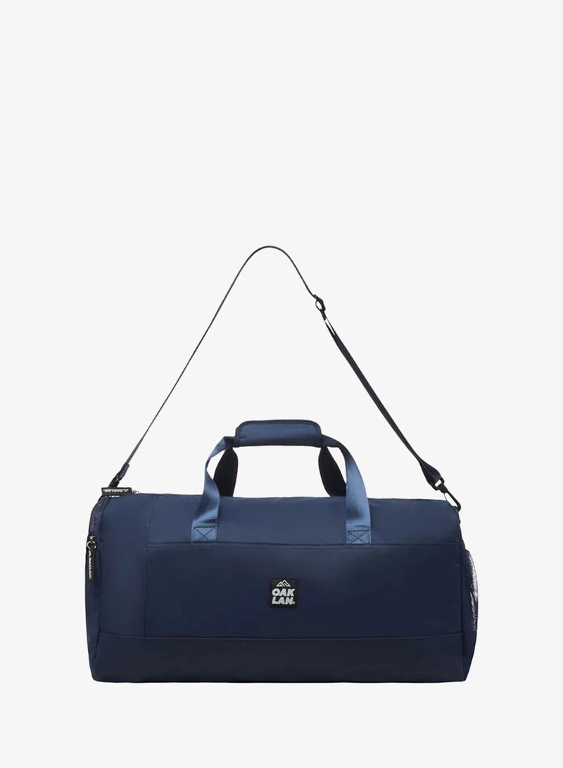 Oaklan by Shoexpress Solid Duffle Bag With Double Handles And Zip Closure