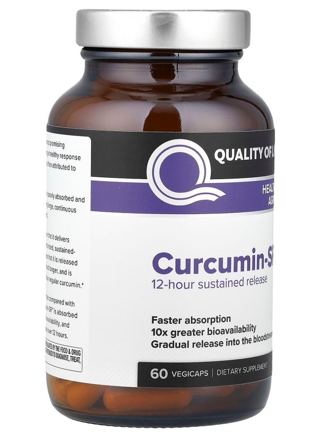 Quality of Life Curcumin-SR™ 500 mg 60 Vegicaps - Image 2