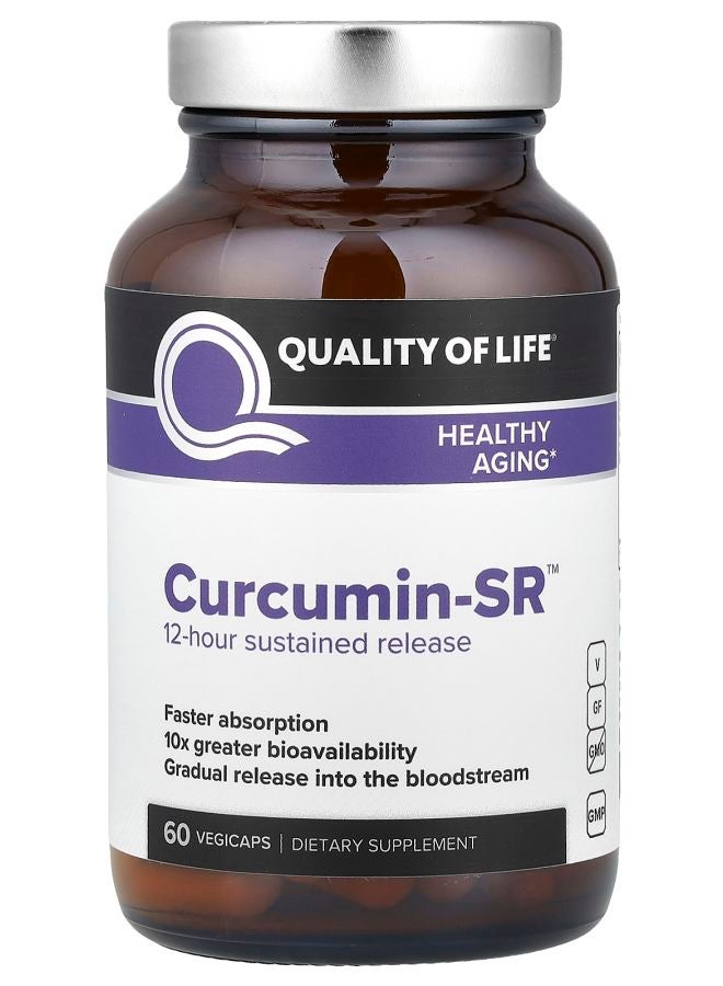 Quality of Life Curcumin-SR™ 500 mg 60 Vegicaps - Image 1