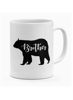 LIT Bear Family Mug Brother White ceramic Mug 11oz Novelty coffee Mug  - Image 1