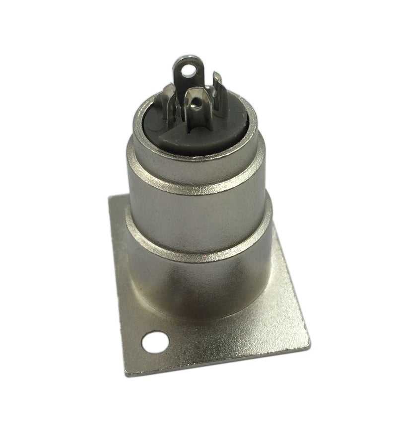 CERRXIAN XLR 3 Pin Female Jack Socket Keystone Wall Plate Panel Mount Audio Microphone Connector Adapter Converter (2-Pack) - Image 5