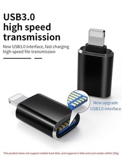Coconut Lightning Male to USB3.0 Female Adapter OTG Cable Portable USB Camera Adapter OTG Data Sync Cable Card Reader/Flash Drive/Mouse/MIDI Keyboard  - Image 5