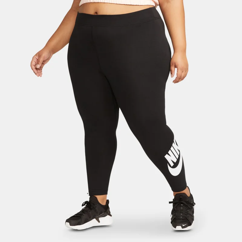 Nike Black Women's Sportswear Classics Leggings (Plus Size) for Women | Best Price UAE