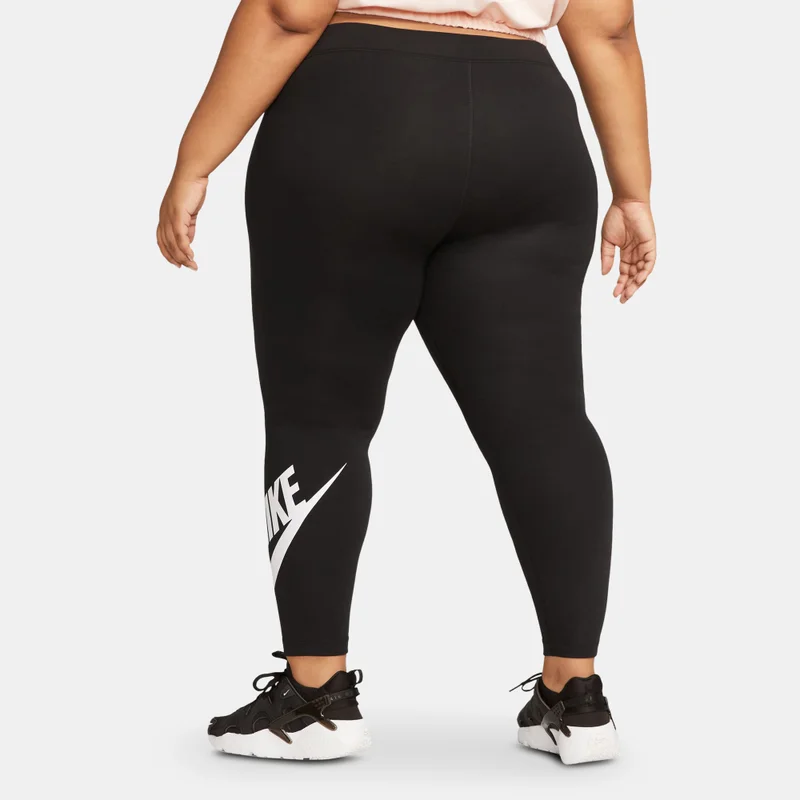 Nike Black Women's Sportswear Classics Leggings (Plus Size) for Women | Best Price UAE