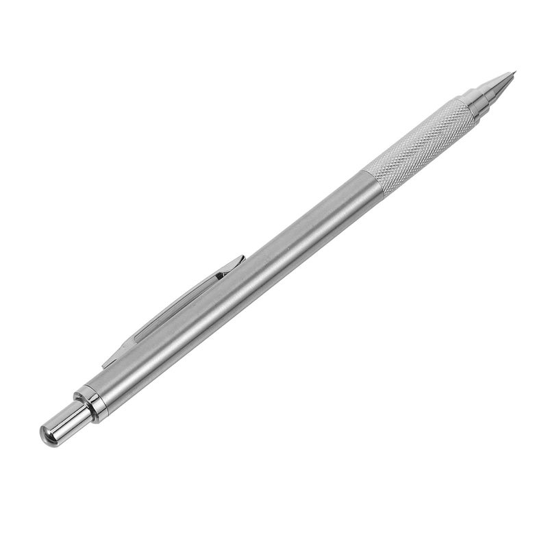 Highlighter Engraving Tool Metal Scribe Pen Marking Needle For Tile Stone Glass Aluminium Plastic Red And Transparent - Image 2