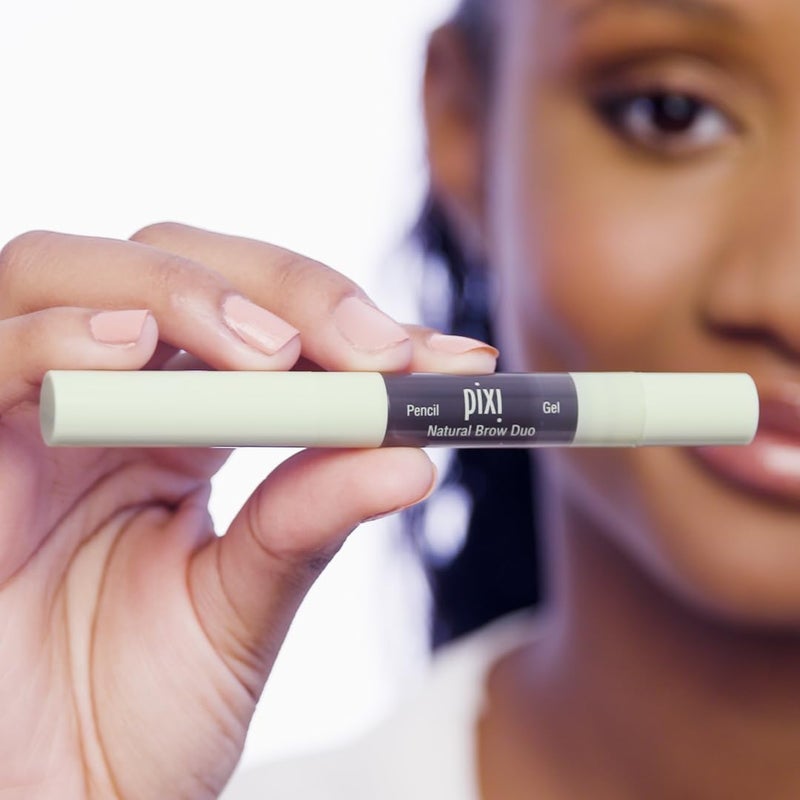 Pixi Natural Brow Duo - Natural Blonde, Precision Pencil & Tinted Gel, Waterproof Brow Shaper, 0.2oz - Image 3