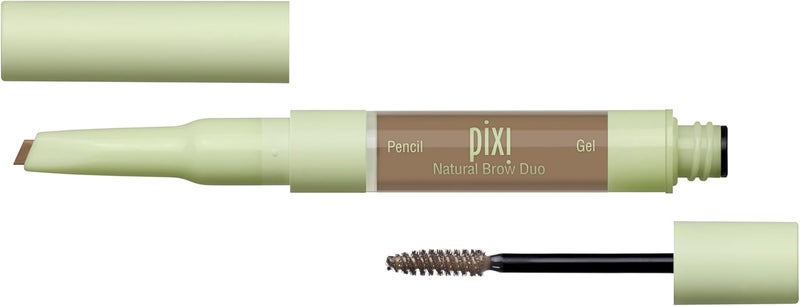 Pixi Natural Brow Duo - Natural Blonde, Precision Pencil & Tinted Gel, Waterproof Brow Shaper, 0.2oz - Image 1