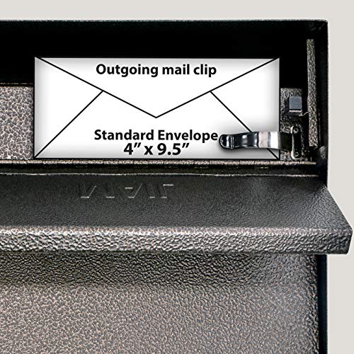 Mail Boss 7164 Metro, Bronze High Capacity Wall Mounted Locking Security Mailbox - Image 5