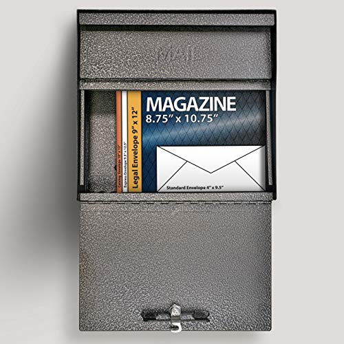 Mail Boss 7164 Metro, Bronze High Capacity Wall Mounted Locking Security Mailbox - Image 4