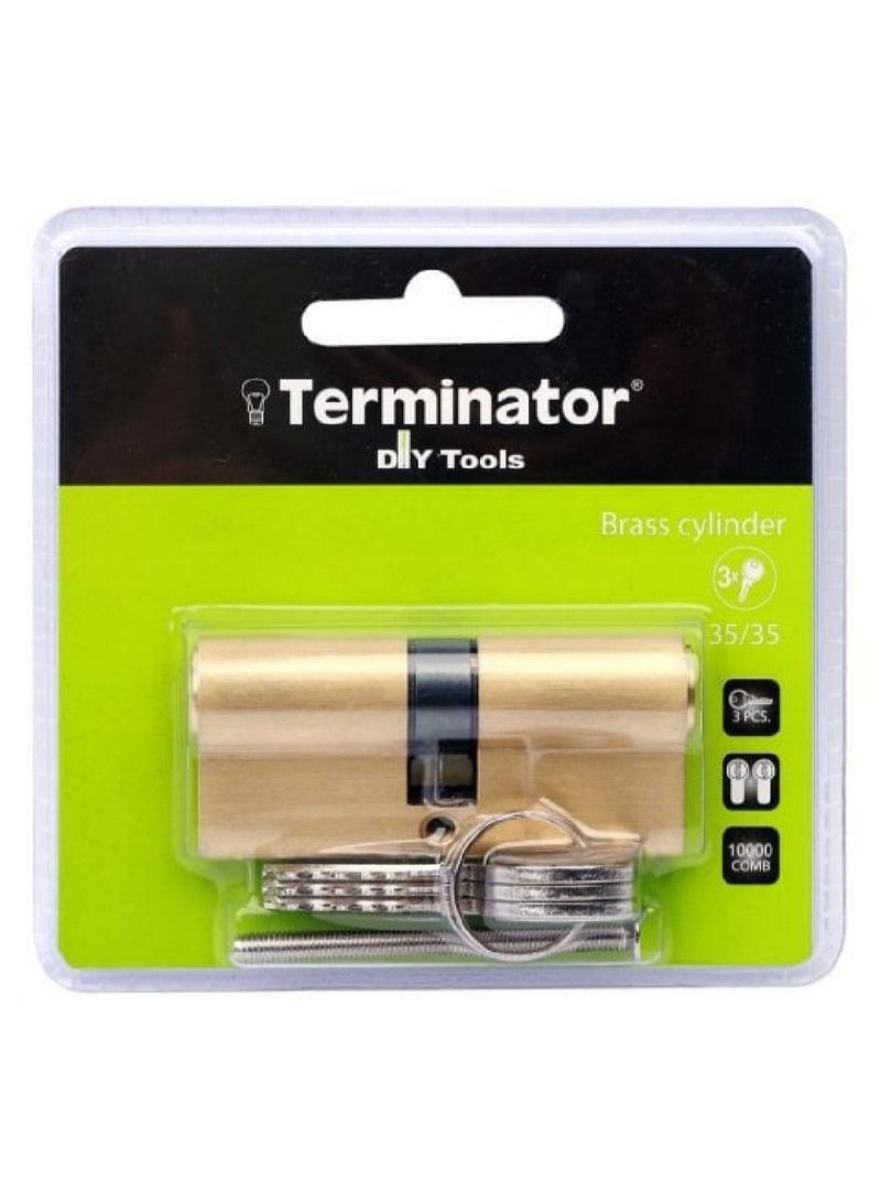 Terminator Cylinder Door Lock With 3 Keys - Image 1