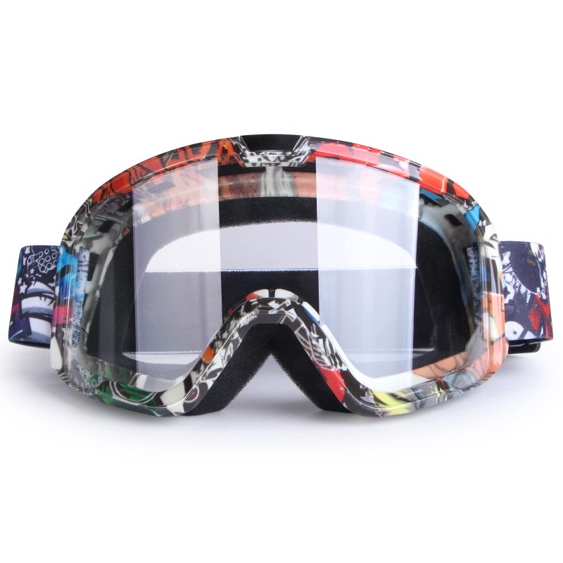 LMAVAG Motorcycle Goggles Dirt Bike ATV for Adult Motocross Riding Racing MX Powersports Goggles AntiScratch Impact Resistance Dustproof Goggles Men Women  Youth
