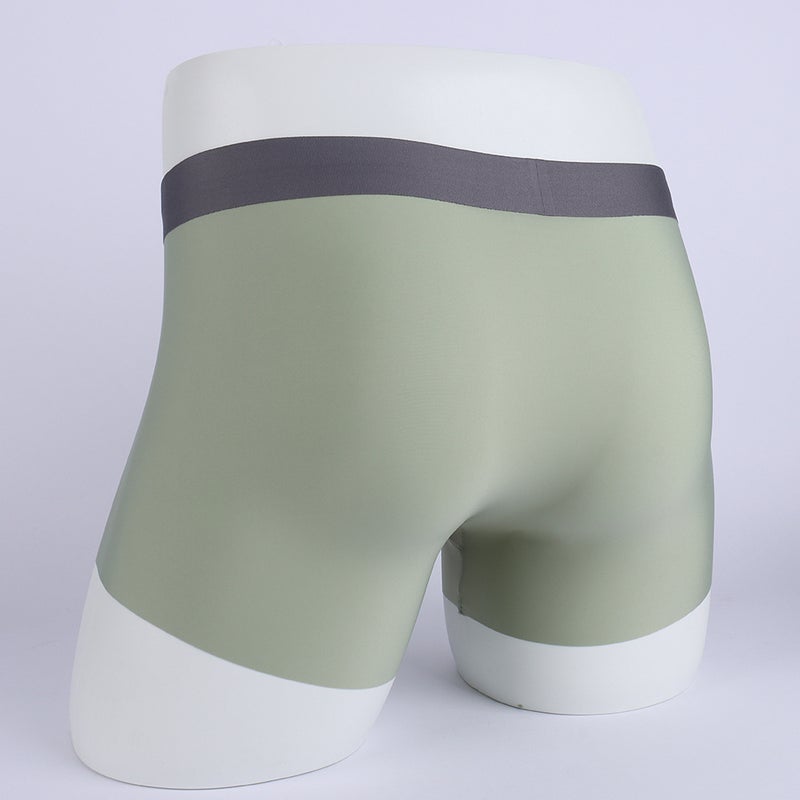 Men''s Cotton Seamless Breathable Solid Color Boxer Briefs for Young Men Wholesale in Stock Dropshipping - Image 3