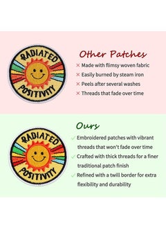 Daily Crafts Daily Crafts Space Themed Iron on Patches Embroidered Applique Patches Stickers Assorted Sew on Repair Patches and Badges Space Out  - Image 5