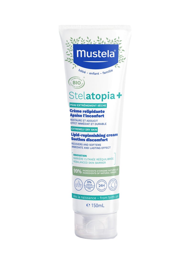 Mustela Stelatopia Plus Lipid-Replenishing Baby Cream - Image 1