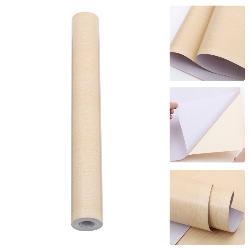 1 Roll Peel and Stick Wallpaper Modern Countertop Cabinet Wallpaper Removable Stick Paper - Image 1