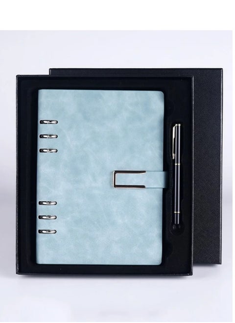 Reusable Notebooks   Stone Paper Waterproof Spiral Notebooks, A5 Wirebound Ruled Sketch Book Notepad Diary Memo Planner with 1 Pen 9.05''×6.69'
