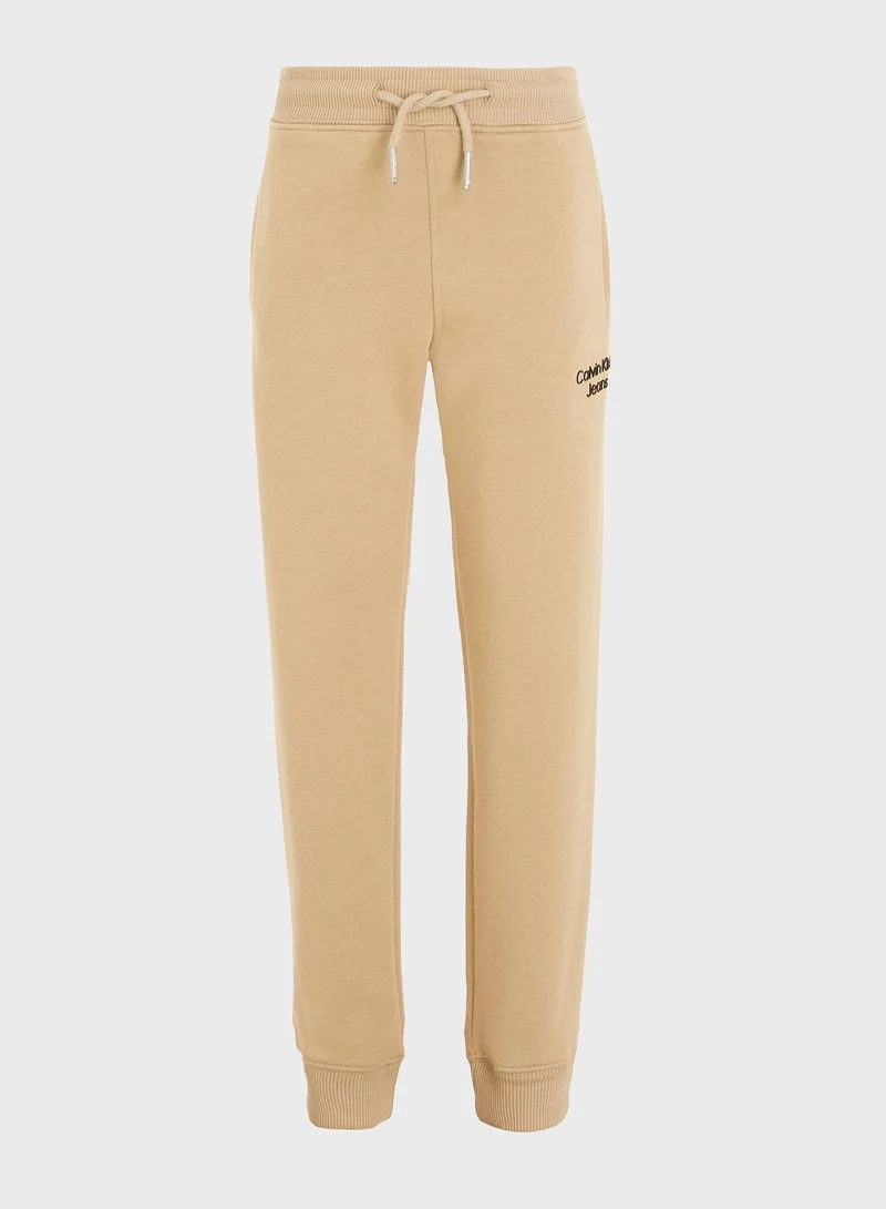Calvin Klein Jeans Kids Stack Logo Sweatpants