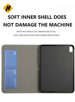 HuHa Slim Leather Stand Smart Case for Samsung Galaxy Tab A7 10.4" (T505/T500) - Rose Red  - Image 4
