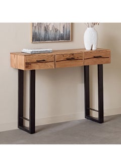 Home Box Costa Solid Wood Console Table 120 x 90 x 35 cm  - Image 3
