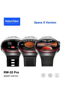 هينو تيكو ساعة هاينو تيكو جيرماني سمارت باللون الأسود RW-32 pro Space X  - Image 2