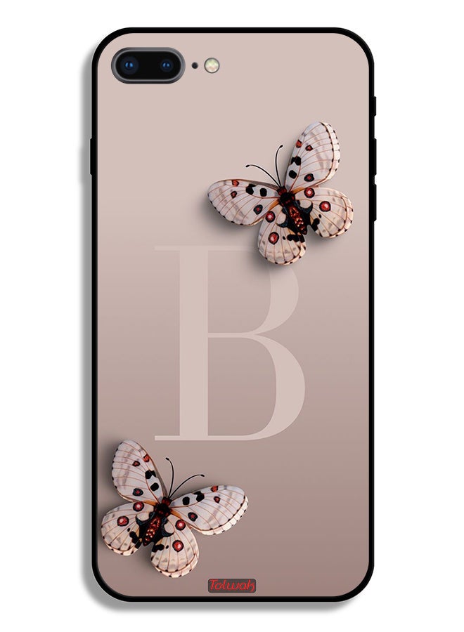 Tolwak Apple iPhone 7 Plus Protective Case B Butterflies - Image 2