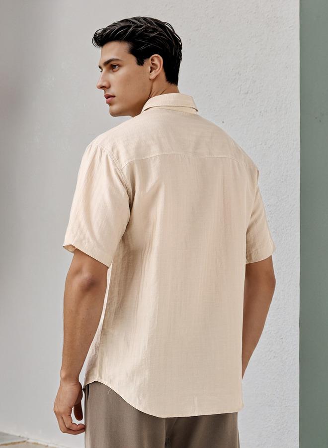 ايكونيك قميص مخطط بقصة مربعة وصدرية بجيوب - Image 3