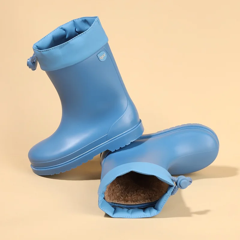 Igor W10101 Chufo Cuello Girls/Boys Rain Snow Boots Blue