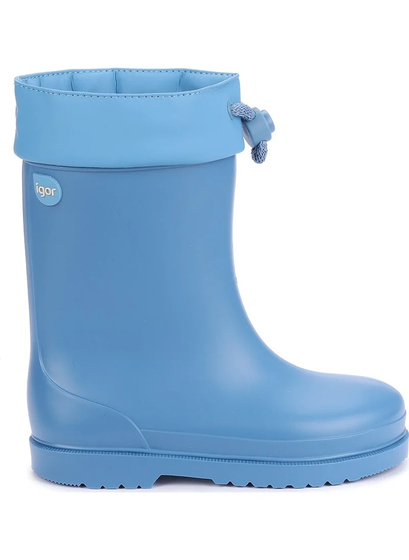 Igor W10101 Chufo Cuello Girls/Boys Rain Snow Boots Blue