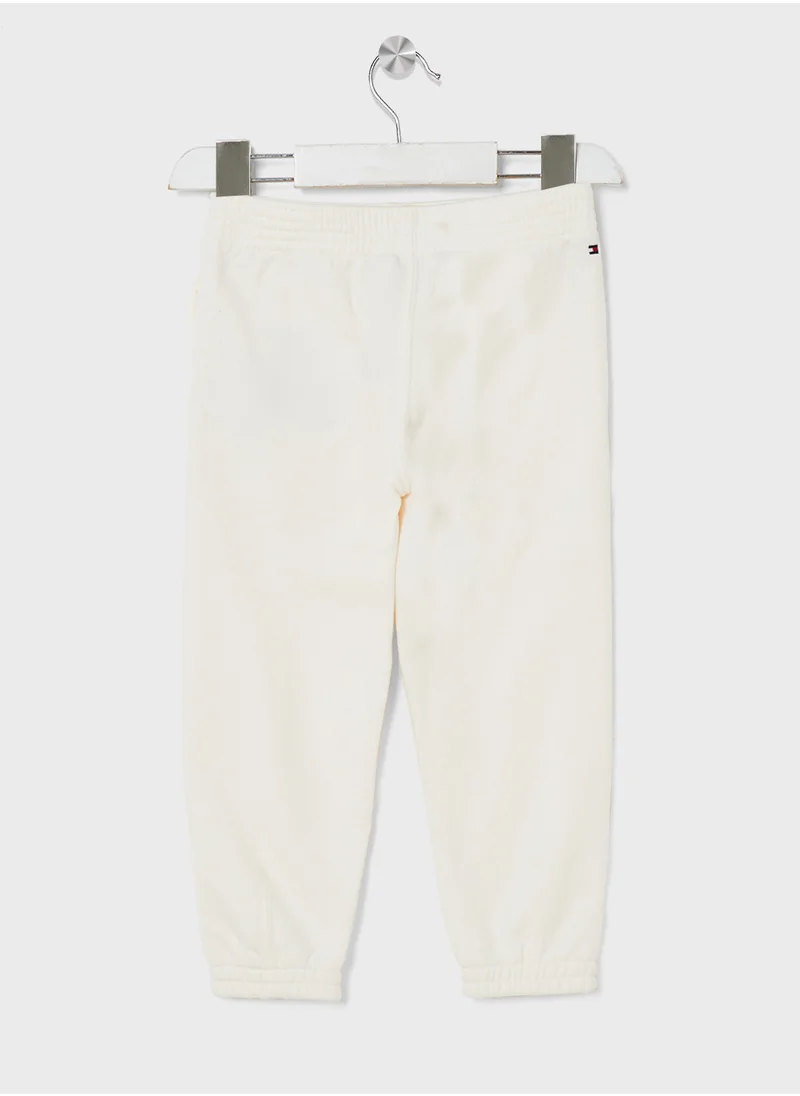 TOMMY HILFIGER Kids Logo Cuffed Sweatpants