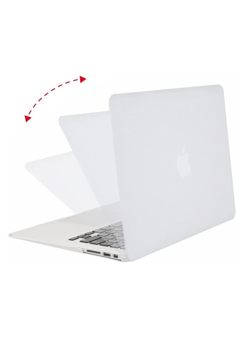 CATANES MacBook Pro 13-inch Model A1706 (2016) Protective Case Hard Shell  Laptop Cover Front and Back Sleeve Case White - Image 5