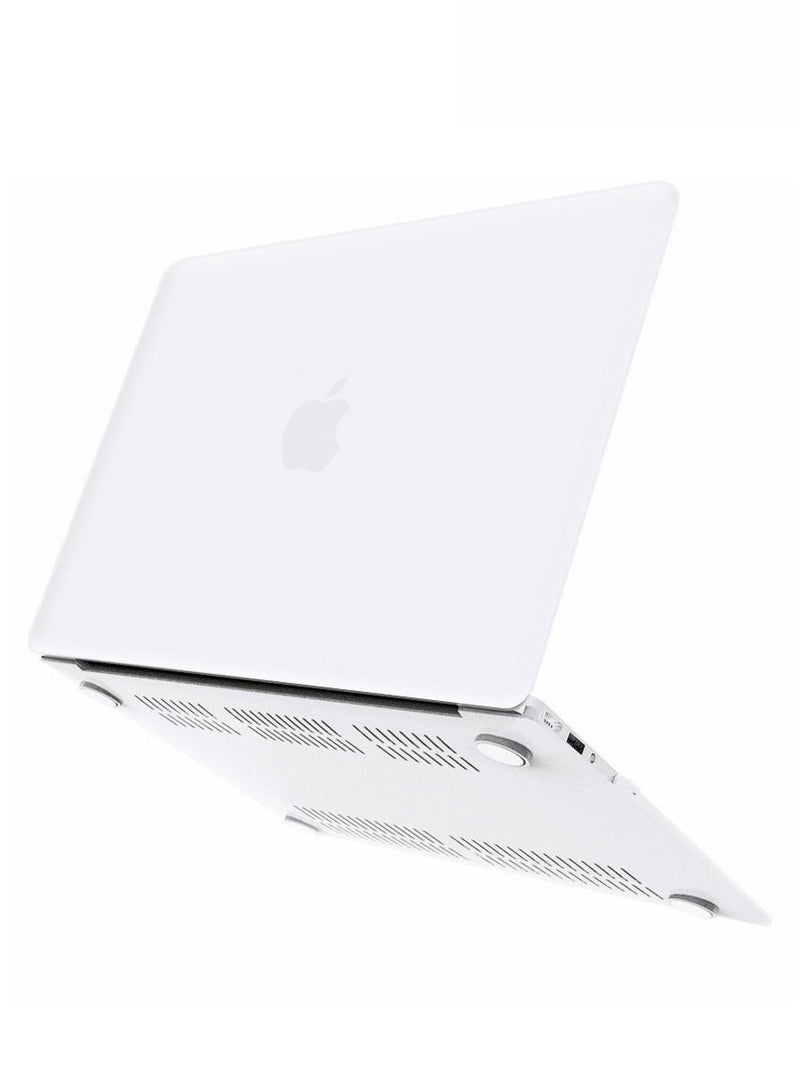 CATANES MacBook Pro 13-inch Model A1706 (2016) Protective Case Hard Shell  Laptop Cover Front and Back Sleeve Case White - Image 2