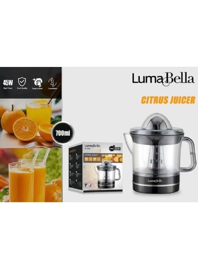 Luma Bella Orange & Citrus Juicer -45 Watt-700 ML(LB-53006) - Image 1