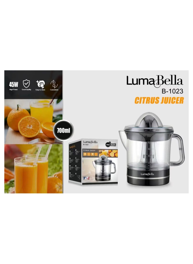 Luma Bella Orange & Citrus Juicer -45 Watt-700 ML(LB-53006) - Image 3