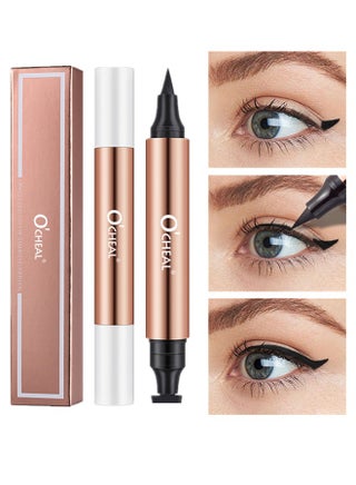 2-in-1 Eyeliner, Eyeliner with Triangle Seal, Double Ended Stamp Eyeliner, Cat's Eye Print Eyeliner, Long-lasting Waterproof and Smudge-proof Liquid Eyeliner for Women and Girls - pzsku/Z61C0B0A146FF79D72794Z/45/_/1724834011/63858234-f783-42b6-b1ff-f28581115b35