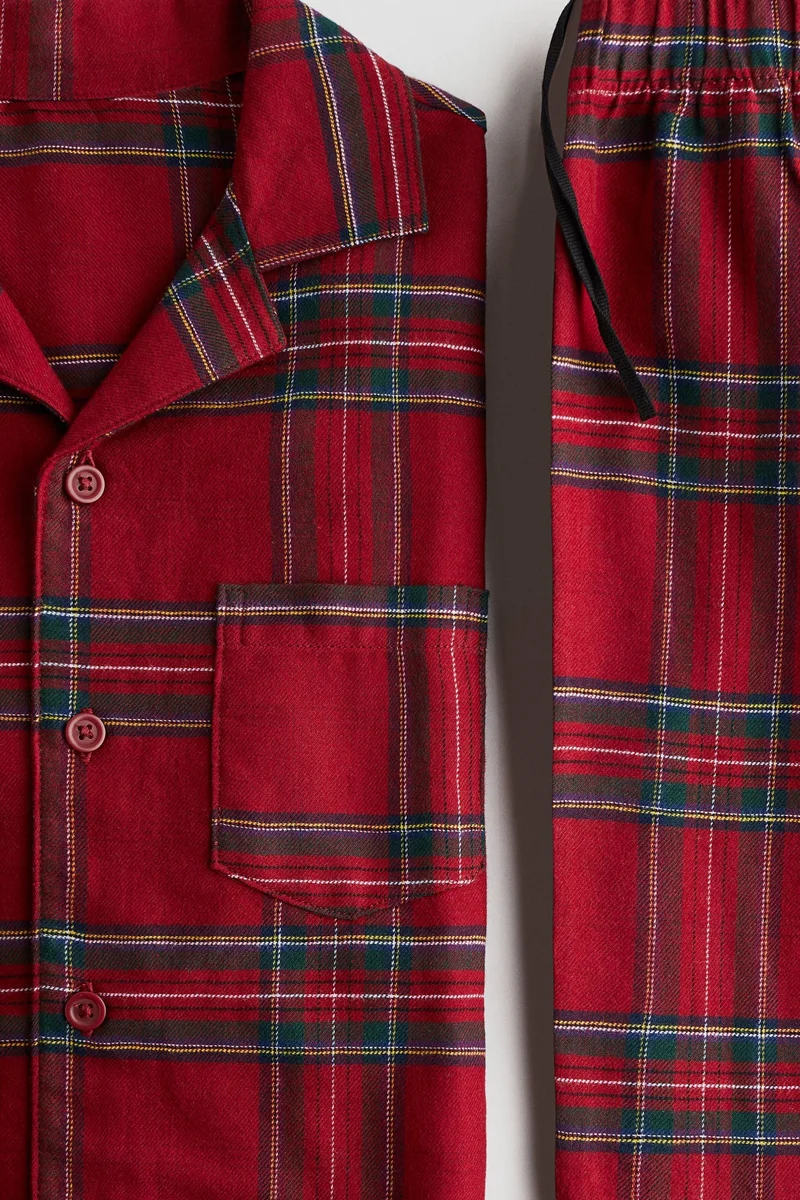 H&M Cotton flannel pyjamas