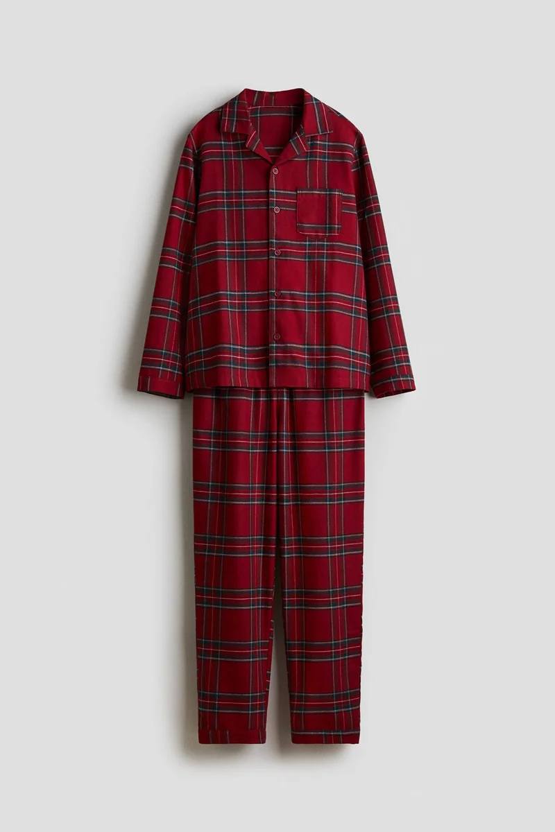 H&M Cotton flannel pyjamas