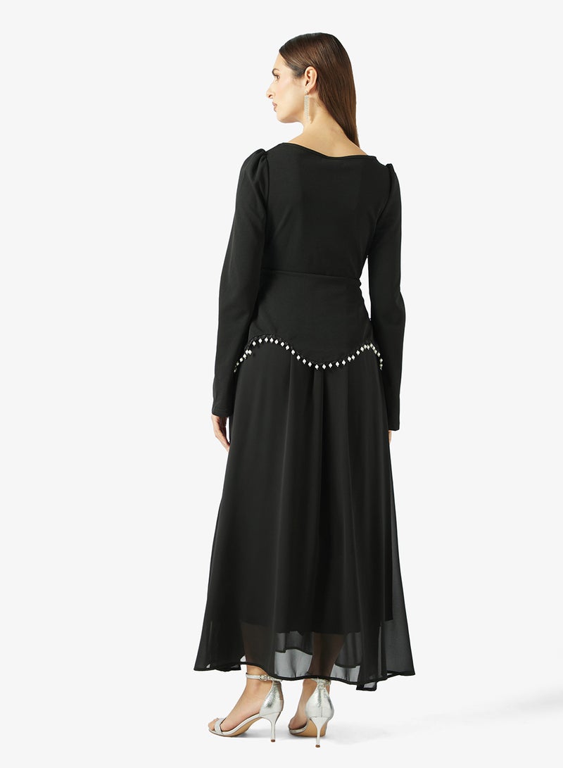 Khizana Mock Peplum Dress - Image 2