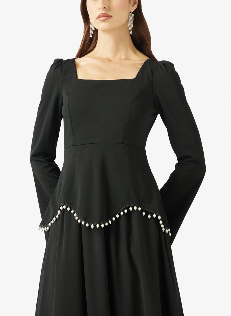 Khizana Mock Peplum Dress - Image 3