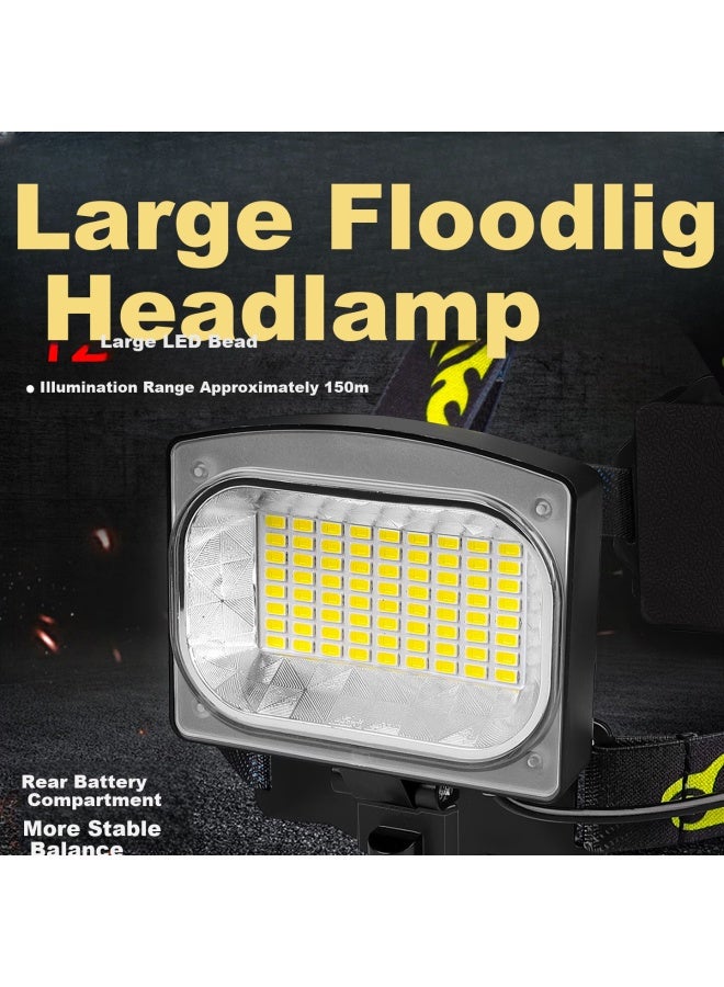 Thermarest Headlamp High Brightness Long Battery Life Outdoor Fishing Construction Head-worn Flashlight Mining Lamp - Image 1