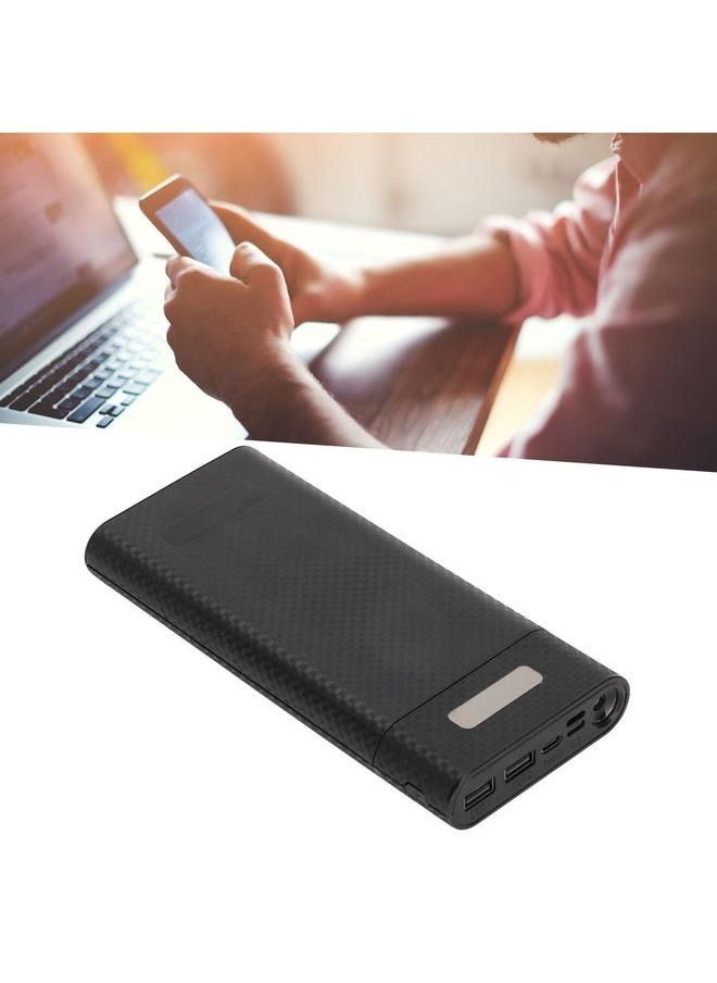 Arabest - 8x18650 DIY Power Bank 2 USB Output 10W Fast Charging Battery Box Case with LCD Display and Micro Type C Input Port - Image 1
