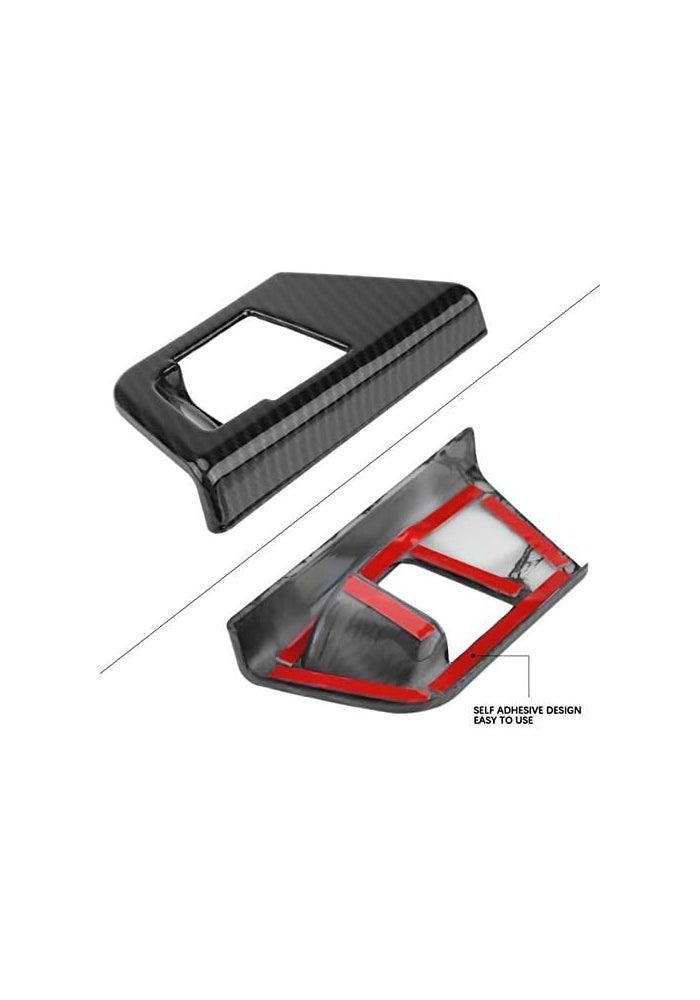 DEMULAX Carbon Fiber Handbrake Frame Cover for Alfa Romeo Giulia - Image 5